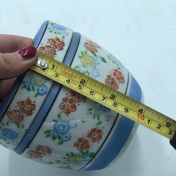 Floral Ceramic Vase - Picture 3 of 5